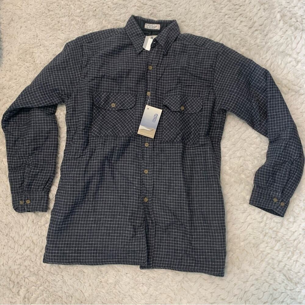 NWT River Trader Quilted Filler Button Down Shirt… - image 2